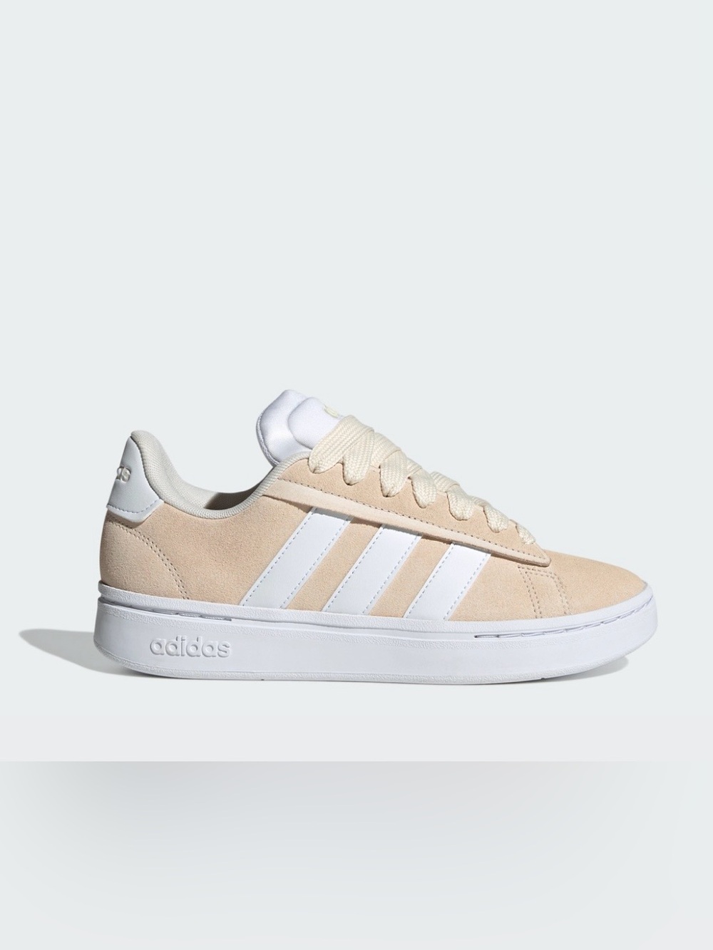 ADIDAS Grand Court Alpha O's Sneakers Women's Size 7 Tan Suede JH7228 NWT